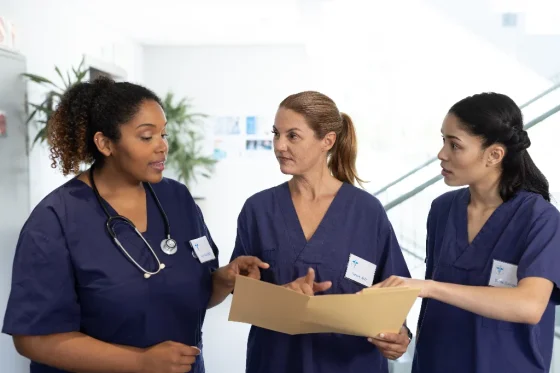 nurses discussing ethics