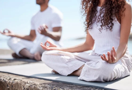 image of a people practising mindfulness